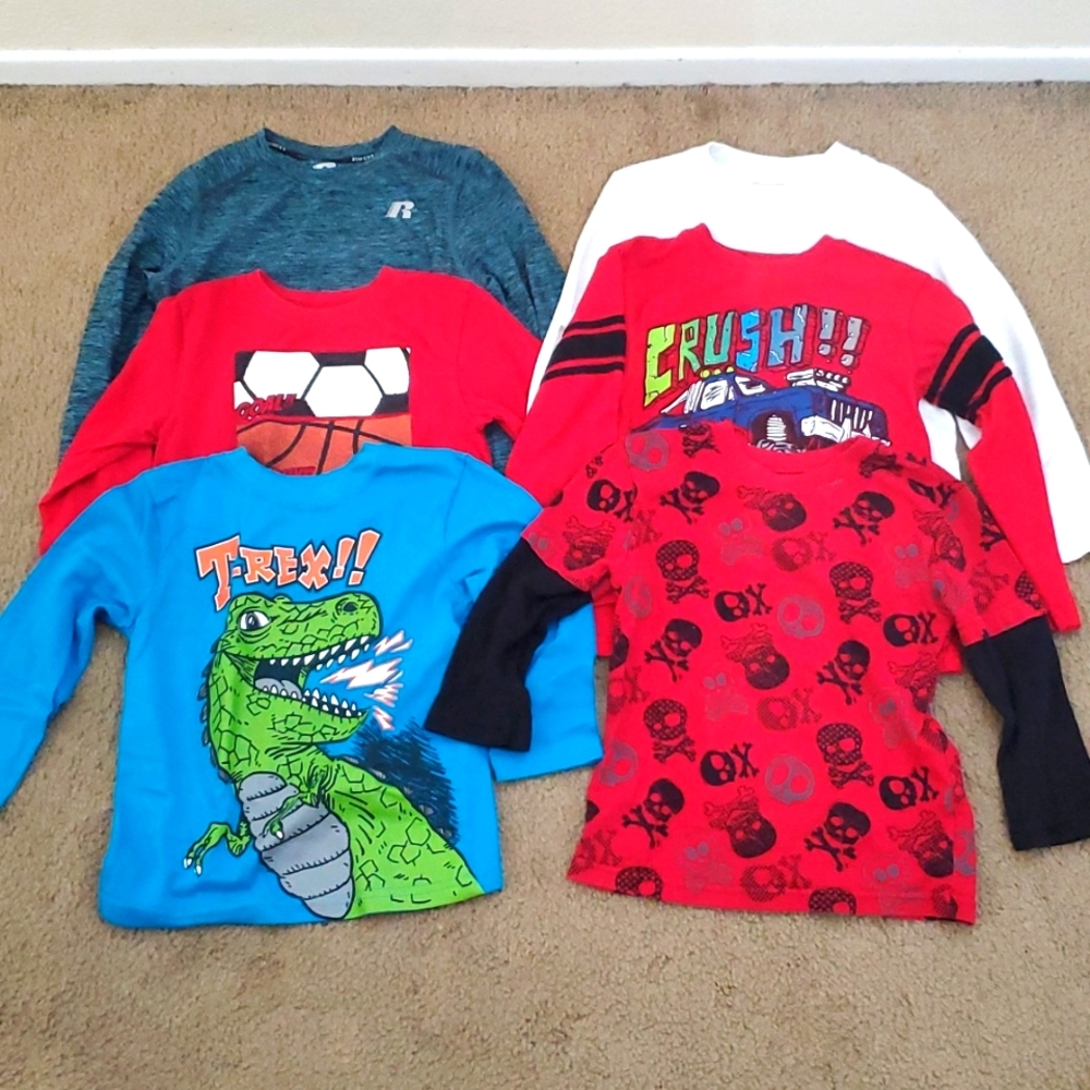 4T - 6 Boys Long Sleeve Shirts